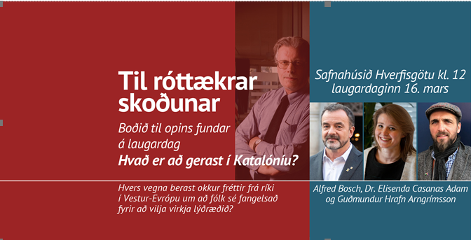 KATALÓNÍA TIL UMRÆÐU Á LAUGARDAG
