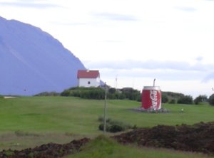 Kókdósin við Borgarnes
