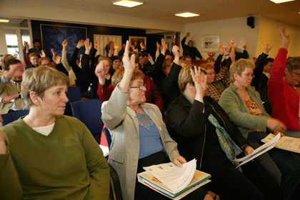 Kröftugur fundur gegn réttindaskerðingu