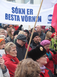 1. MAÍ ÁVARP Á INGÓLFSTORGI Í REYKJAVÍK