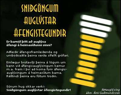 GOTT FRAMTAK GEGN ÁFENGISAUGLÝSINGUM