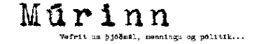 GOTT FRAMTAK HJÁ MÚRNUM