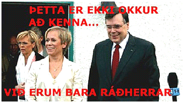GAGNRÝNIN Á HEIMA HJÁ RÍKISSTJÓRN, EKKI SEÐLABANKA