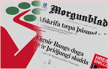 MÁLÞING VG OG FIRRING MORGUNBLAÐSINS