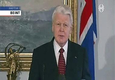 RÖKRÉTT NIÐURSTAÐA FORSETA ÍSLANDS