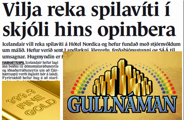 VILJA GRÆÐA Á SPILAFÍKN