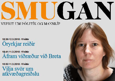 SMUGUNNI ÓSKAÐ HEILLA