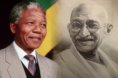 Mandela og Gandhi