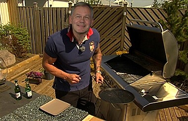 Grilla á kvöldin