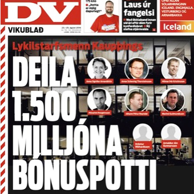 Bónuspottur Kaupþings 2016