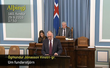 Ögmundur kveður Alþingi