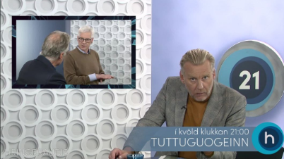 SPJALLAÐ Á HRINGBRAUT VIÐ BOGA OG SIGMUND ERNI