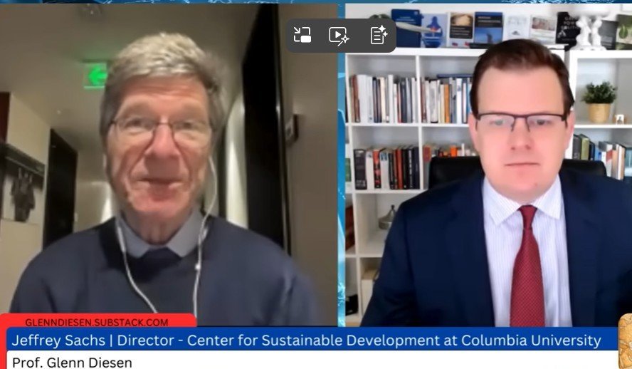 JEFFREY SACHS:SNÝST UM HEIMSYFIRRÁÐ, EVRÓPUSAMBANDIÐ FÆR FALLEINKUNN