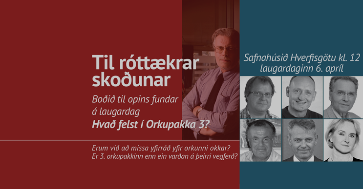 Á ÖGURSTUNDU Í ORKUMÁLUM