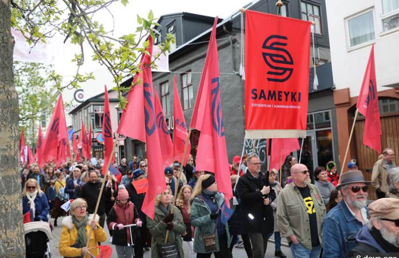 VERKALÝÐSHREYFINGUNNI BER AÐ BEITA SÉR Á ALÞJÓÐAVÍSU