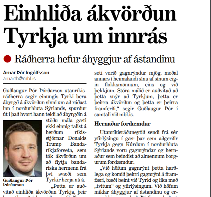 TIL AÐ FYRIRBYGGJA ALLAN MISSKILNING