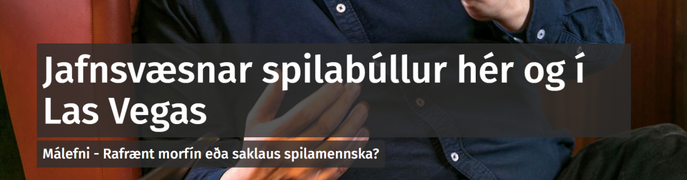 TEKST AÐ HEMJA SPILAVÍTIS-DJÖFULINN?