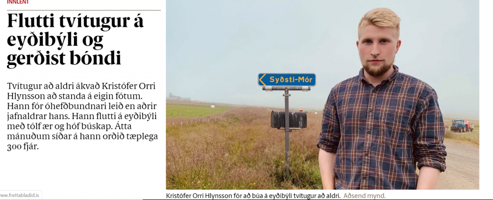 BÓNDINN OG GRANNAR HANS: SVONA EIGA MENN AÐ VERA!