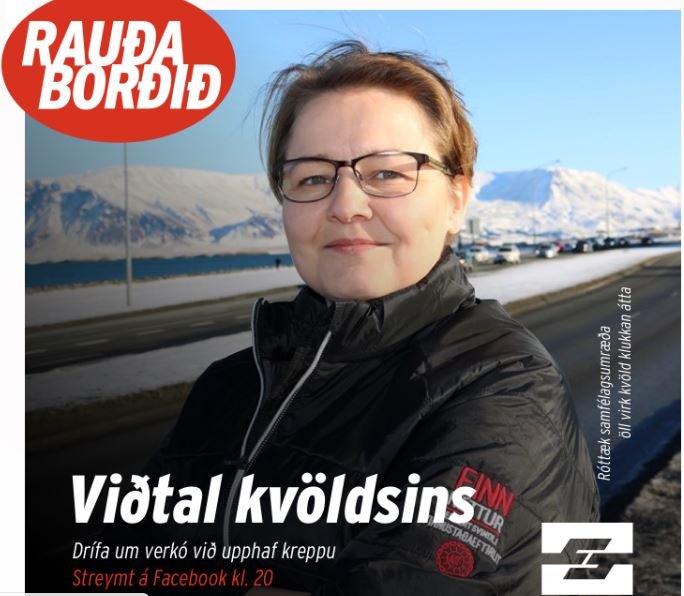 TRAUSTVEKJANDI FORSETI ASÍ VIÐ RAUÐA BORÐIÐ