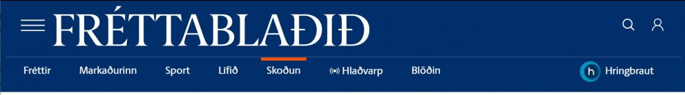 UMHUGSUNARVERÐ UMMÆLI FORMANNS