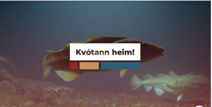 BARÁTTUKVEÐJUR TIL SJÓMANNA: KVÓTANN HEIM!