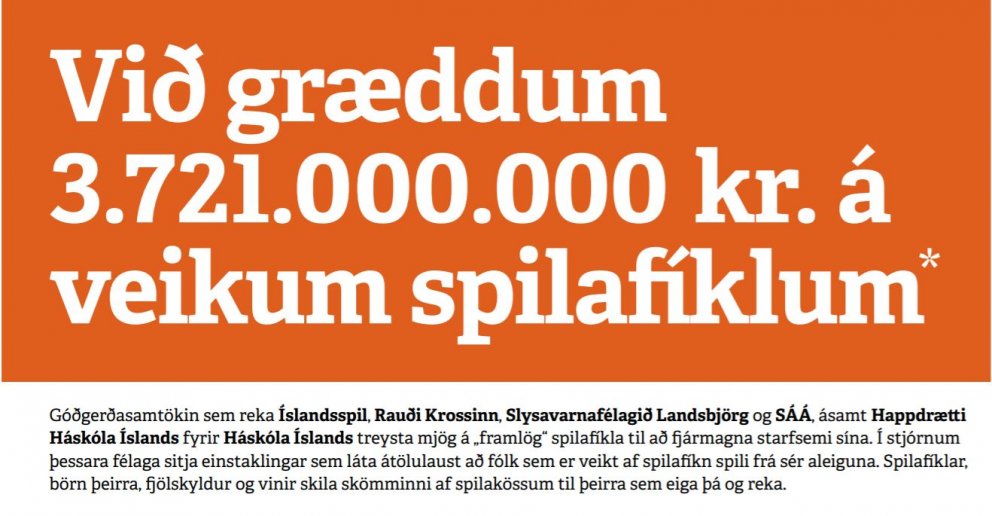 ÁBYRGÐ Á REKSTRI SPILAKASSA OG SPILAVÍTA SKRÁÐ Á NÖFN OG KENNITÖLUR