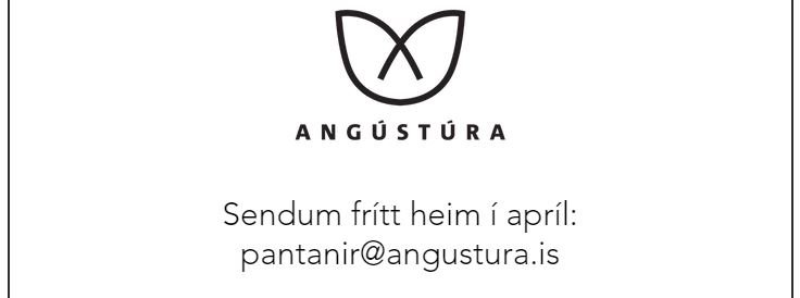 SENDIBOÐI ANGÚSTÚRU