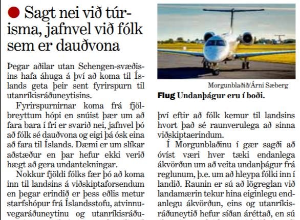 LÍTIL STÓRFRÉTT EÐA STÓR SMÁFRÉTT?
