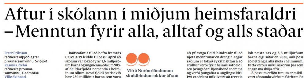 ALLTAF OG ALLS STAÐAR?