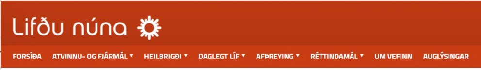 UM ALDURINN OG ÁRIN
