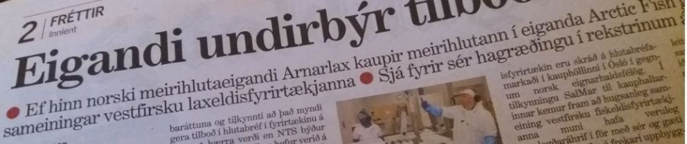 HVERS LENSK ERU FISKELDISFYRIRTÆKIN?