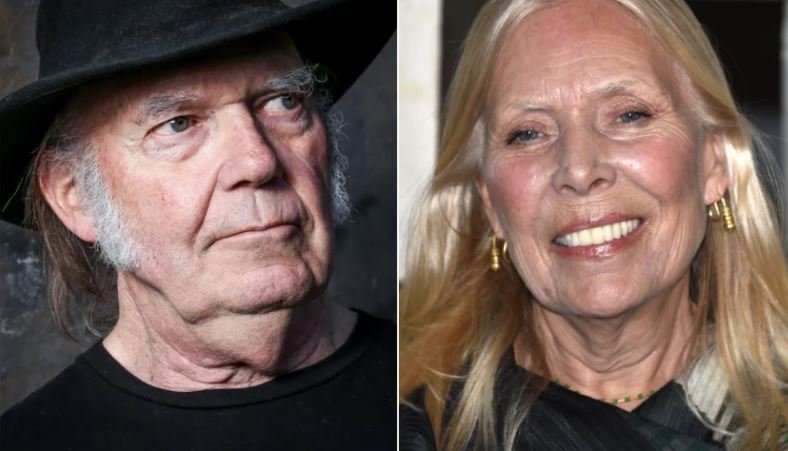 NEIL YOUNG OG JONI MITCHELL KREFJAST RITSKOÐUNAR
