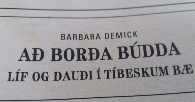 AÐ BORÐA BÚDDA
