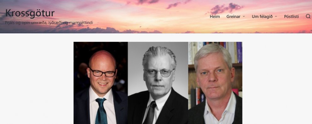 FUNDUR Á LAUGARDAG: Í ÞÁGU UPPLÝSTRAR UMRÆÐU