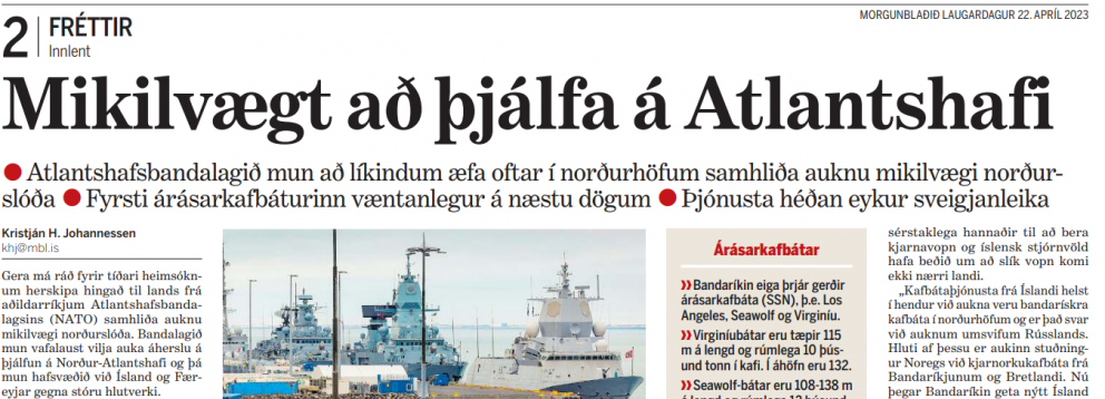 BLAÐAÐ Í BÓK OG BLAÐI