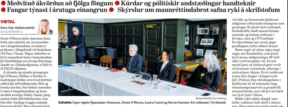 Úr fréttaumfjöllun Morgunblaðsins