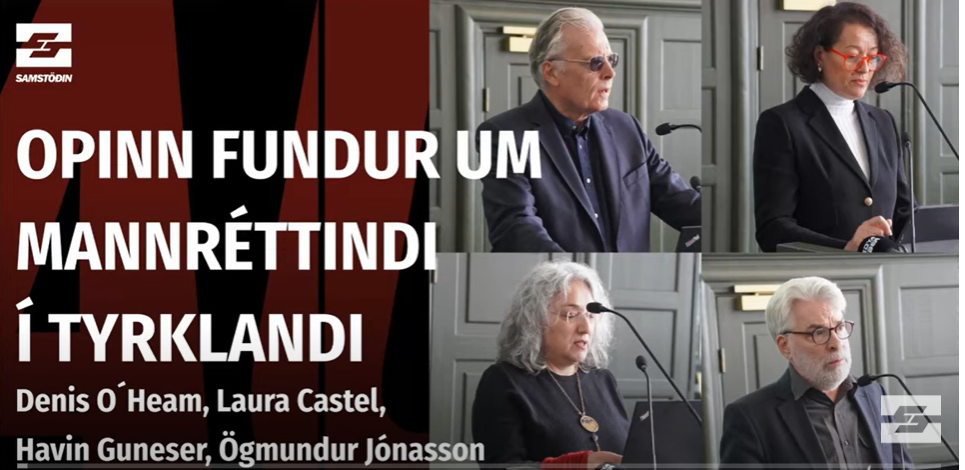 SAMSTÖÐIN BIRTIR MYNDBAND AF FUNDINUM UM MANNRÉTTINDI Í TYRKLANDI