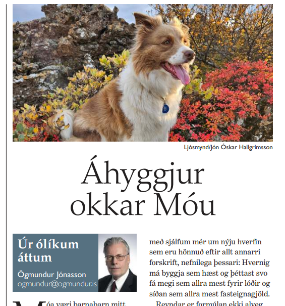 ÁHYGGJUR OKKAR MÓU