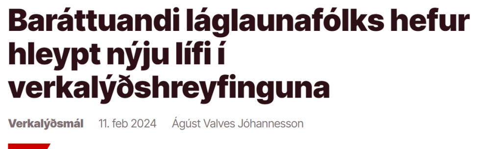 Í VIÐTALI HJÁ ÁGÚSTI VALVES JÓHANNESSYNI