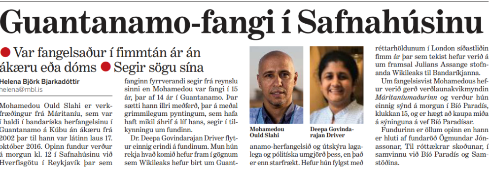 LAUGARDAGUR: FUNDUR KL. 12 OG BÍÓSÝNING KL 3