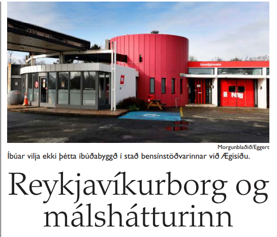 REYKJAVÍKURBORG OG MÁLSHÁTTURINN