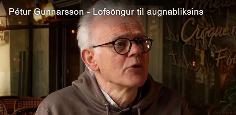 PÉTUR GUNNARSSON OG AUGNABLIKIÐ SEM VARIR
