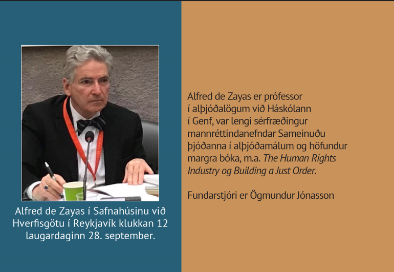ÞAÐ SOFNAR ENGINN HJÁ ALFRED DE ZAYAS