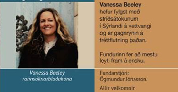 VANESSA BEELEY Í MARS 2018 - HVAÐ SEGIR HÚN Í DESEMBER 2024?