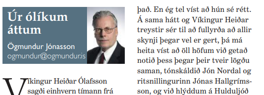 ÞAKKIR TIL ÞEIRRA SEM NÆRA JARÐVEGINN