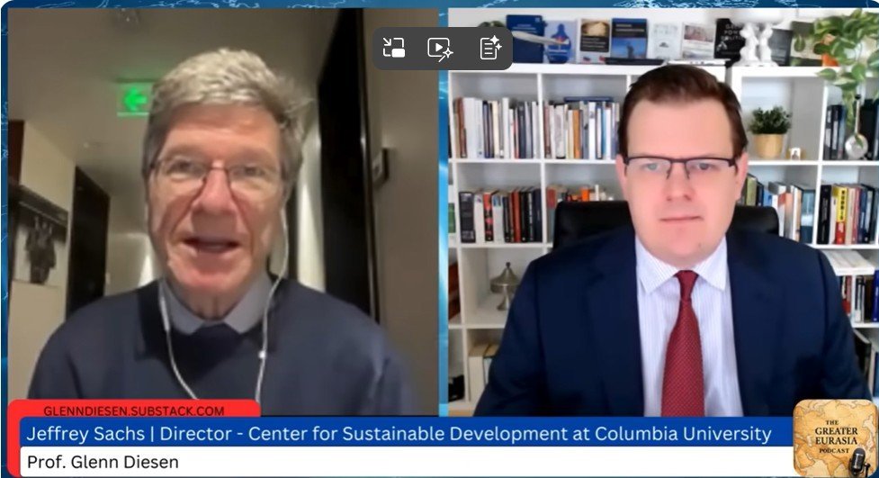 JEFFREY SACHS: BANDARÍKJAÞING LAMAÐ, FJÖLMÐILAR ÞÖGLIR, EVRÓPA Á HNJÁNUM