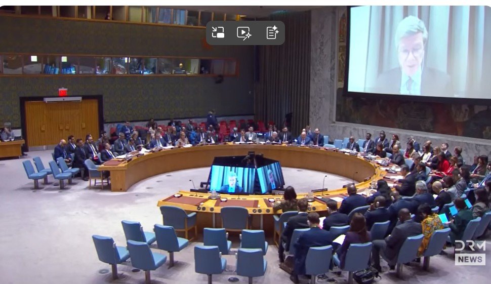 SACHS FLYTUR MAGNAÐA RÆÐU Í ÖRYGGISRÁÐI SÞ