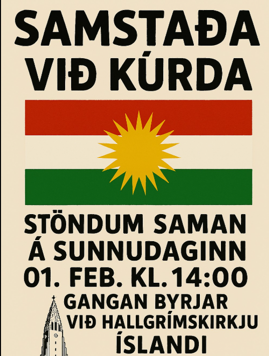 STÖNDUM MEÐ KÚRDUM Í ROJAVA