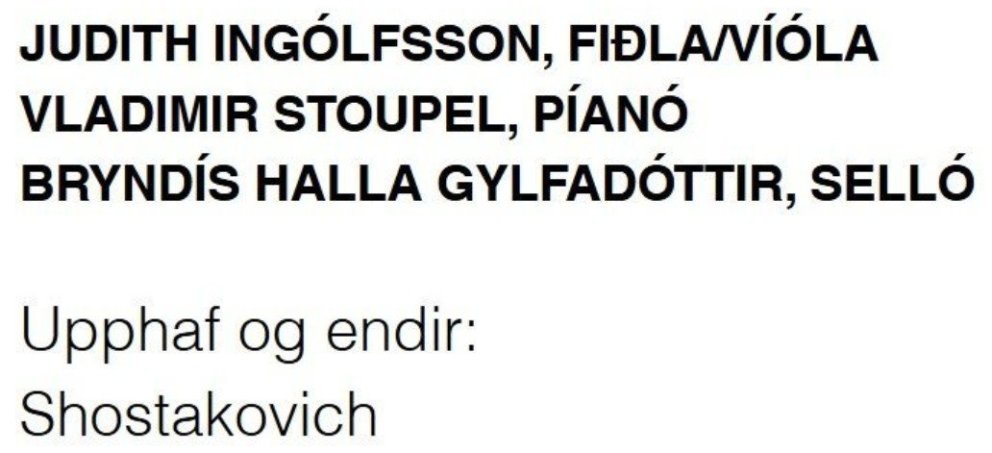 KAMMERMÚSÍKKLÚBBURINN EFNIR TIL TÓNLEIKA