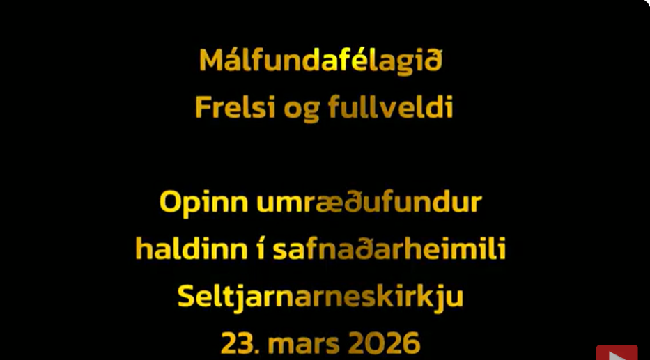 GESTUR HJÁ MÁLFUNDAFÉLAGI UM ESB